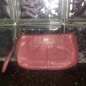 Large coach wristlet